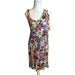 Anthropologie pinkerton | Floral Draped Grecian Garden Dress |  XS